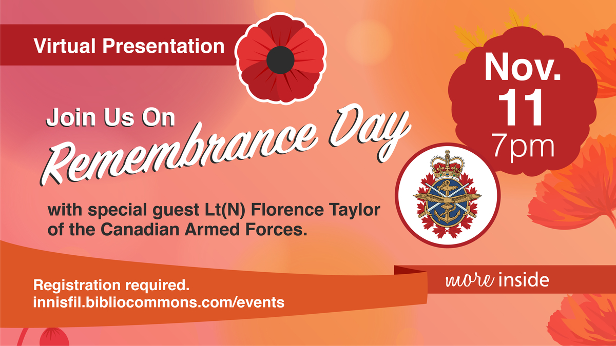 Virtual Remembrance Day Presentation Our Stories Innisfil